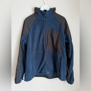 Columbia Men’s XL Fleece Jacket Interchange Compatible Blue and Grey